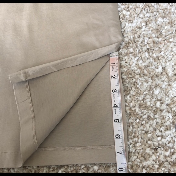 NWT Uniqlo Beige/Taupe Colour Long Maxi T Shirt Dress Sz XS - Picture 11 of 12
